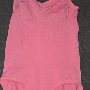 Pink Sleeveless Bodysuit